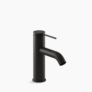 Components Single-Hole Single-Handle Bathroom Faucet in Matte Black