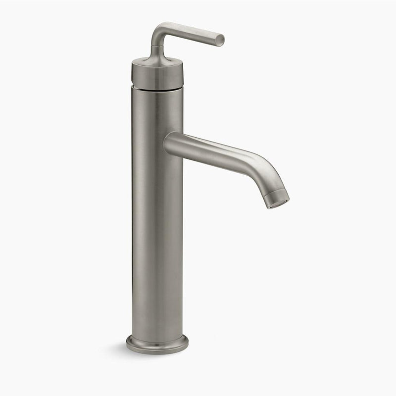 Purist Tall Vessel Single-Handle Bathroom Faucet in Vibrant Brushed Nickel