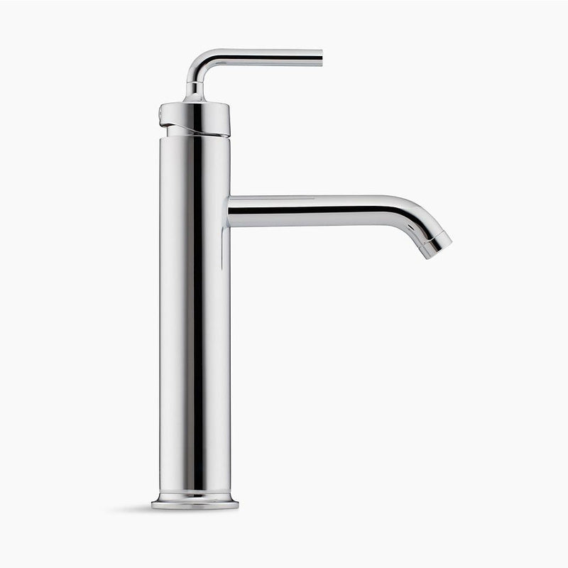 Purist Tall Vessel Single-Handle Bathroom Faucet in Vibrant Brushed Nickel