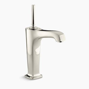 Margaux Tall Vessel Single-Handle Bathroom Faucet in Vibrant Polished Nickel