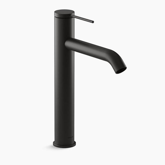 Components Vessel Single-Handle Bathroom Faucet in Matte Black