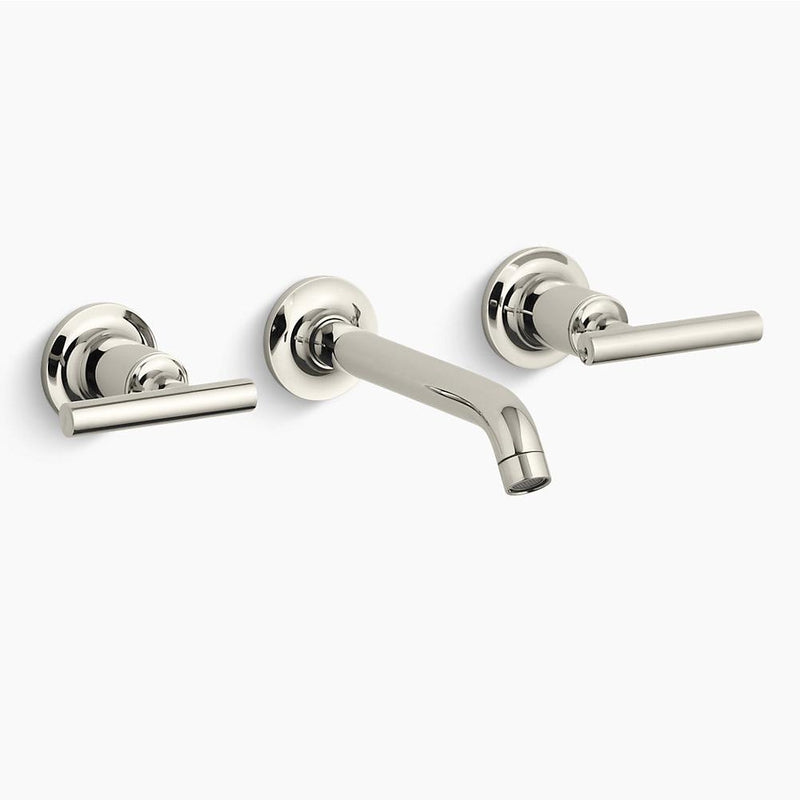 Purist Lever Handle Wall Mount Vanity Faucet – Vevano