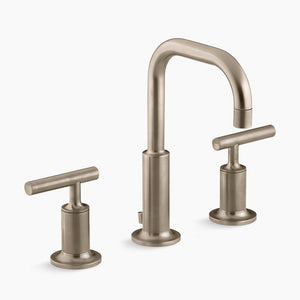 Purist 8.5' Widespread Two-Handle Bathroom Faucet in Vibrant Brushed Bronze