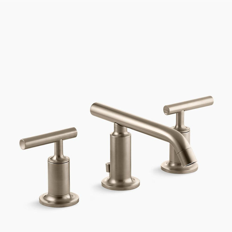 Purist Widespread Two-Handle Bathroom Faucet in Vibrant Brushed Bronze