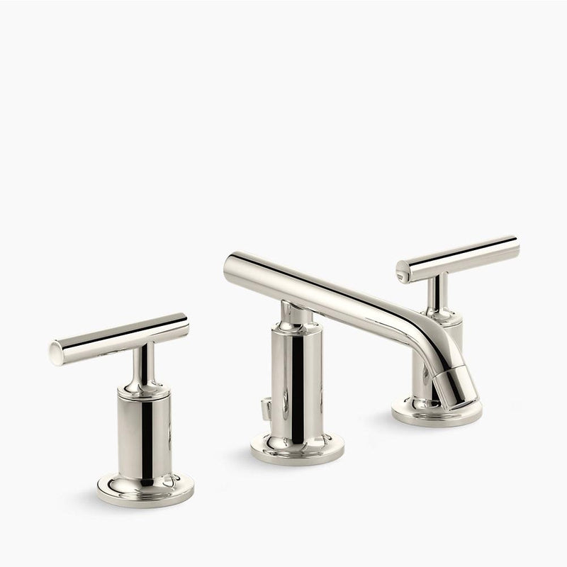 Purist Widespread Two-Handle Bathroom Faucet in Vibrant Polished Nickel