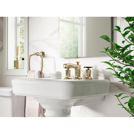 Margaux Widespread Two-Handle Bathroom Faucet in Vibrant French Gold