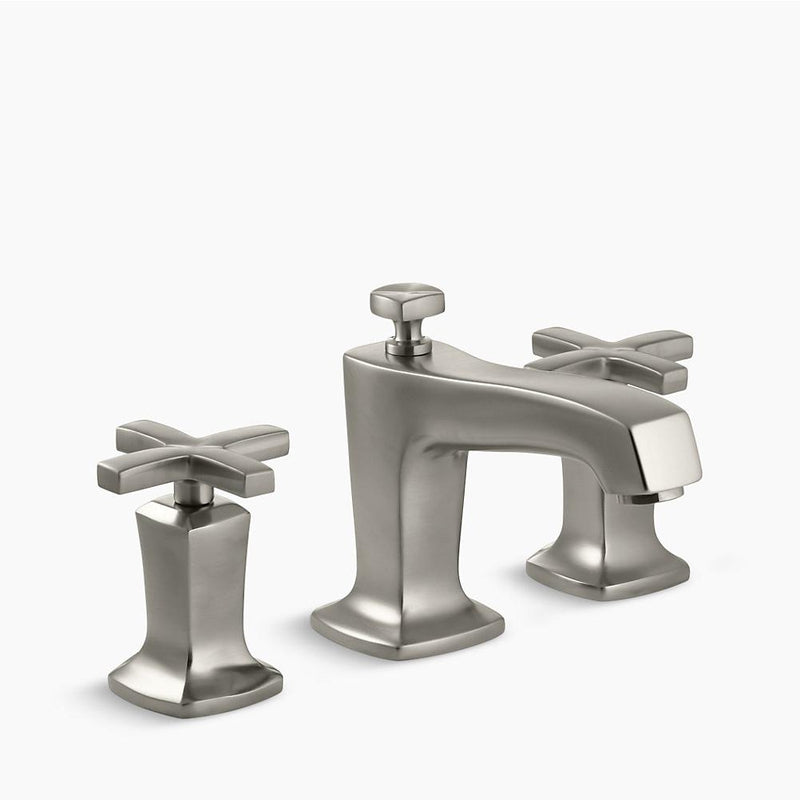 Margaux Widespread Two-Handle Bathroom Faucet in Vibrant Brushed Nickel