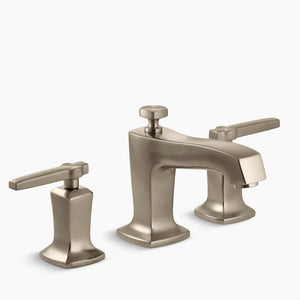Margaux Widespread Two-Handle Bathroom Faucet in Vibrant Brushed Bronze