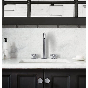 Components Bathroom Faucet Spout in Vibrant Ombre Titanium/Rose Gold - Less Handles