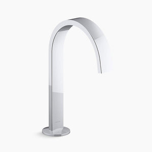 Components Bathroom Faucet Ribbon Spout in Polished Chrome - Less Handles