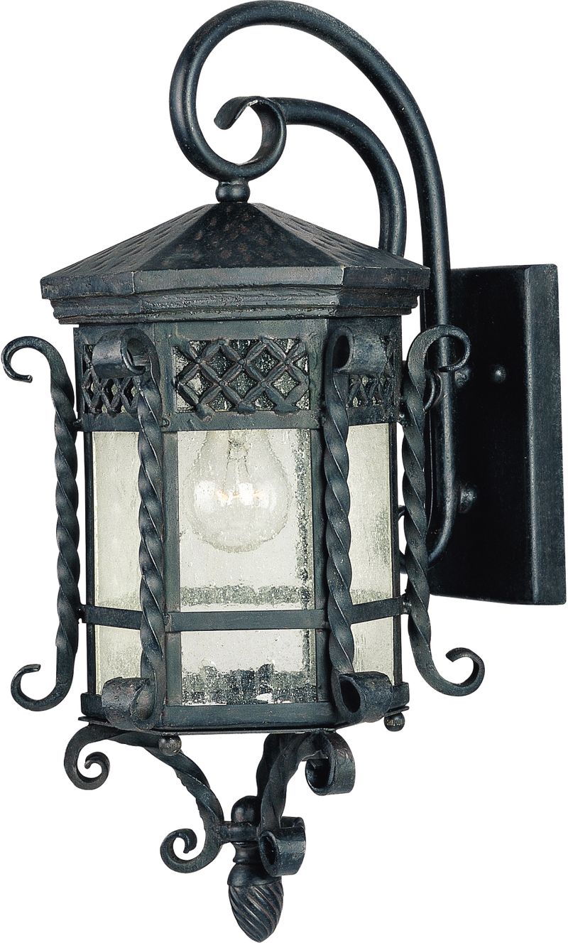 Scottsdale 9.5' Single Light Outdoor Wall Mount in Country Forge