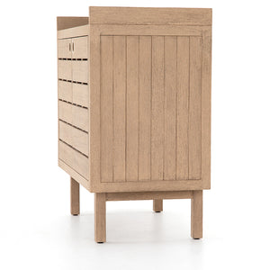 Lula Solano Outdoor Sideboard in Washed Brown FSC (35' x 18' x 34.75')