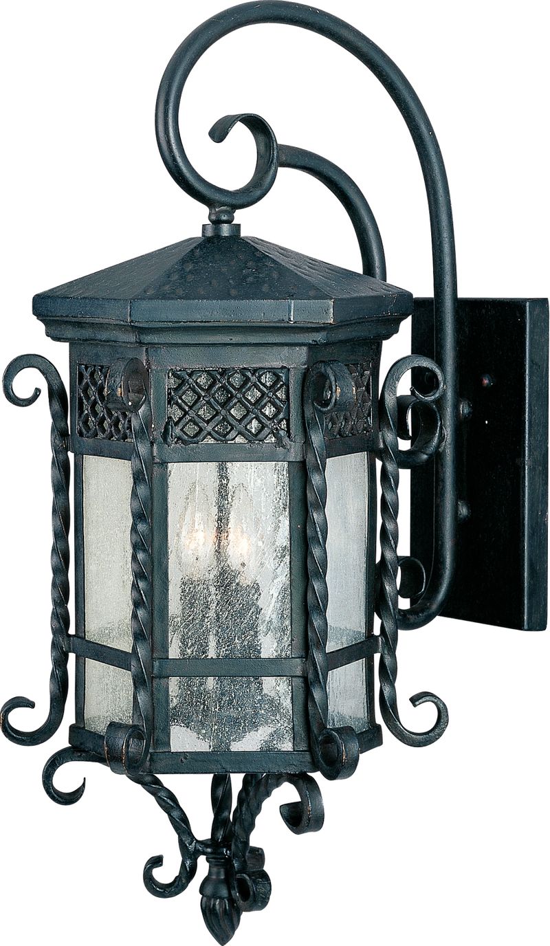 Scottsdale 13.5' 3 Light Outdoor Wall Mount in Country Forge