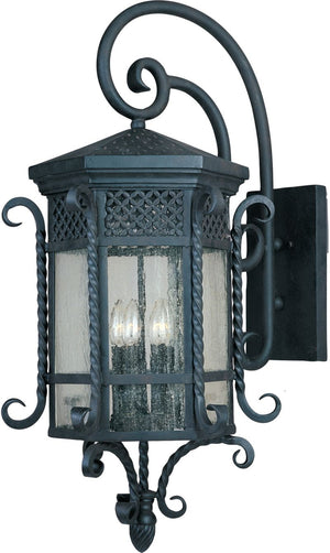 Scottsdale 17' 5 Light Outdoor Wall Mount in Country Forge