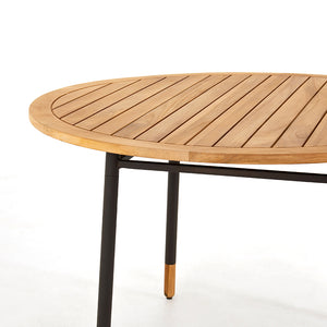 Lyra Thayer Outdoor Dining Table in Bronze (48' x 48' x 29.5')