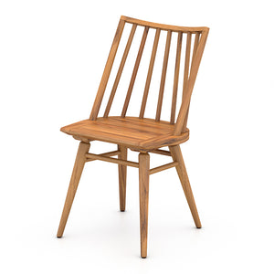 Sutter Belfast Outdoor Dining Chair in Natural Teak (17.75' x 21' x 32.75')