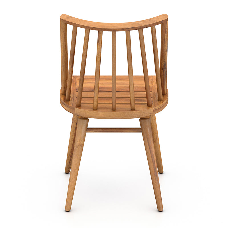 Sutter Belfast Outdoor Dining Chair in Natural Teak (17.75' x 21' x 32.75')