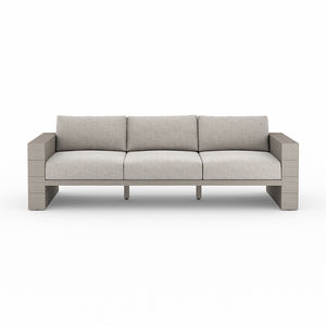 Leroy Solano Outdoor Sofa in Stone Grey (96' x 36' x 28')