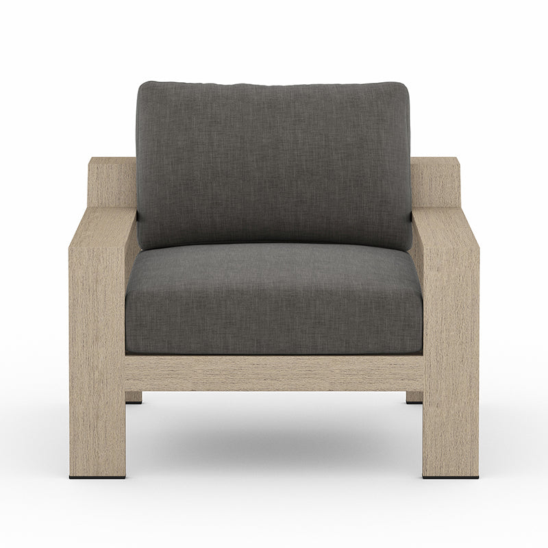 Monterey Solano Outdoor Chair in Charcoal (36.25' x 33.5' x 24.5')