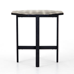 Troy Thayer Outdoor Bar Table in Black Steel (35.5' x 35.5' x 36')