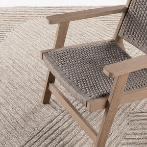 Chasen Nomad Outdoor Rug in Heathered Natural (60' x 0.5' x 96')