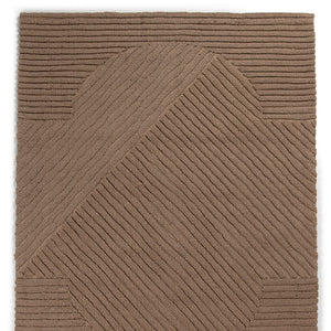 Chasen Nomad Outdoor Rug in Sand Taupe (96' x 0.5' x 120')