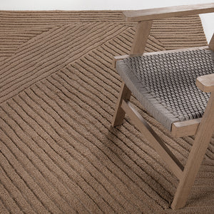 Chasen Nomad Outdoor Rug in Sand Taupe (108' x 0.5' x 144')