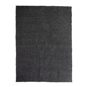 Alvia Willow Outdoor Rug in Heathered Charcoal (96' x 0.5' x 120')
