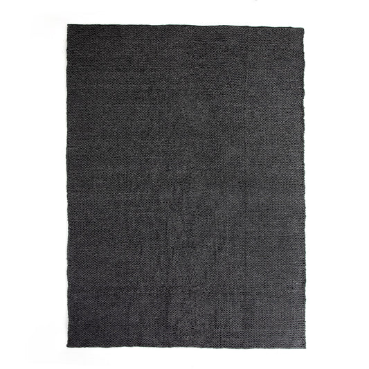 Alvia Willow Outdoor Rug in Heathered Charcoal (96" x 0.5" x 120")