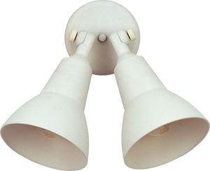 Spots 18.5' 2 Light Outdoor Wall Mount in White