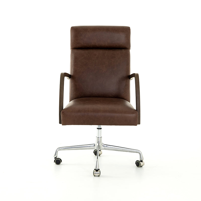 Bryson Desk Chair in Havana Brown (23.25' x 27' x 42.5')