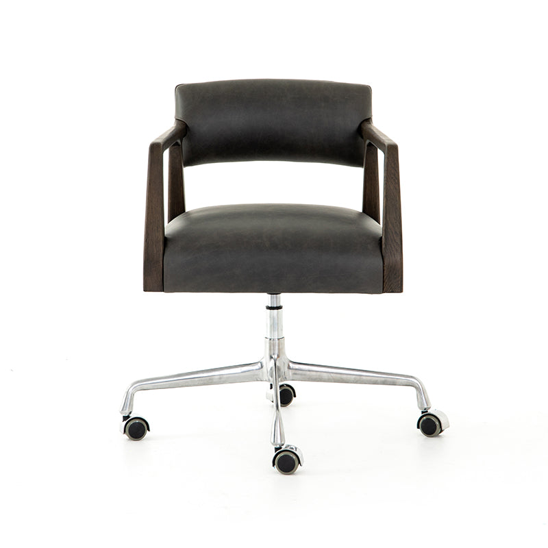 Tyler Desk Chair in Chaps Ebony (21.75' x 23.5' x 30.75')