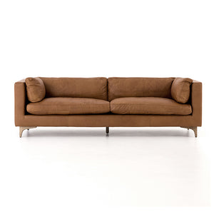 Beckwith Sofa in Natural Washed Camel (94' x 33.5' x 28.5')