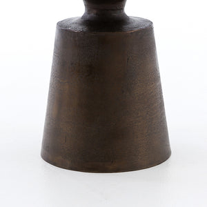 Cruz Side Table in Antique Rust (14' x 14' x 18')