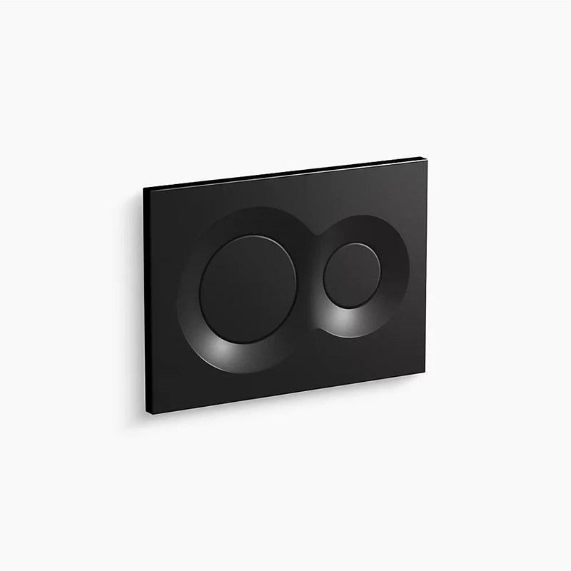 Lynk Round Flush Actuator Plate in Black Black