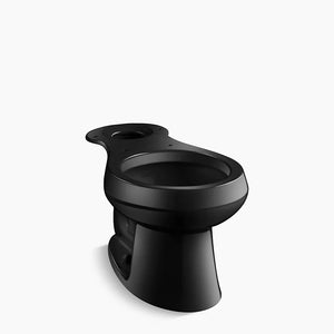 Wellworth Round Toilet Bowl in Black Black