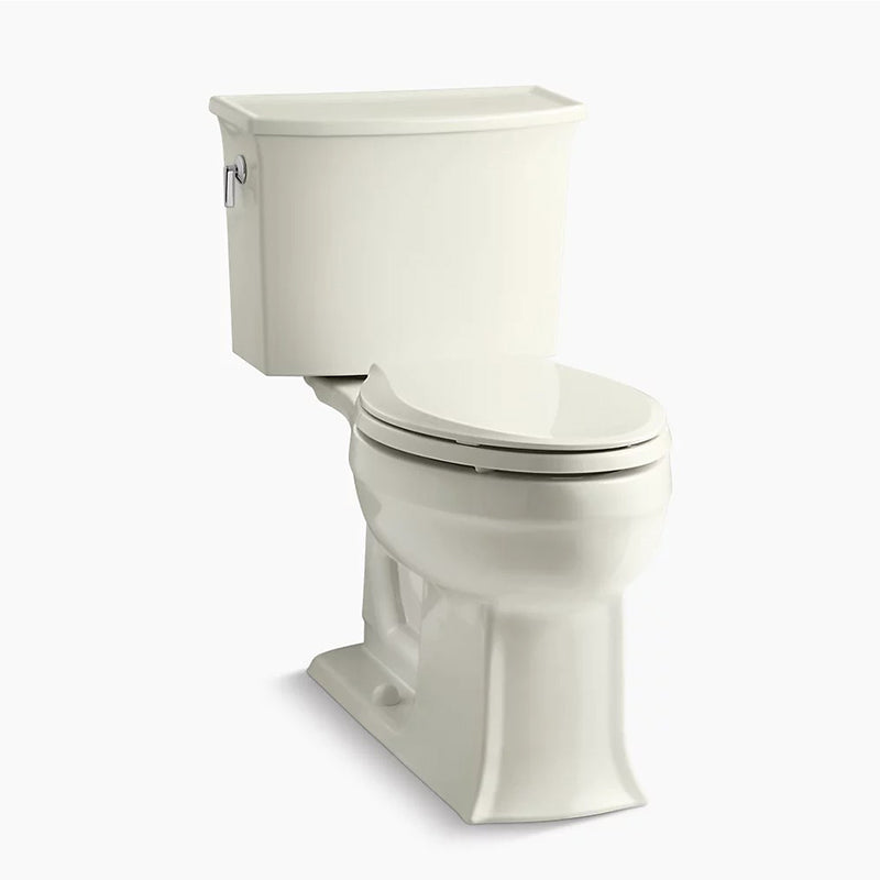 Archer Comfort Height Elongated 1.28 gpf Two-Piece Toilet in Biscuit