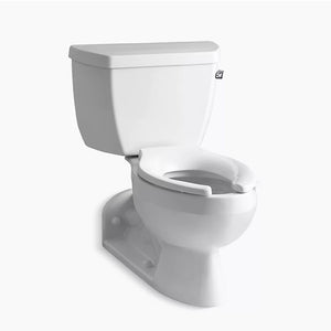 Barrington Elongated 1.6 gpf Two-Piece Toilet in White with Right Hand Trip Lever