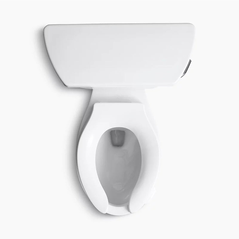 Barrington Elongated 1.6 gpf Two-Piece Toilet in White with Right Hand Trip Lever