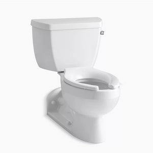 Barrington Elongated 1.0 gpf Two-Piece Toilet in White with Right Hand Trip Lever