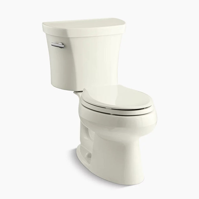 Wellworth Elongated 1.28 gpf Two-Piece Toilet in Biscuit