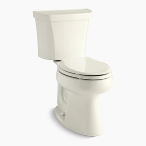 Highline Comfort Height Elongated 1.6 gpf Two-Piece Toilet in Biscuit