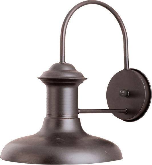 Wharf 12" Single Light Outdoor Wall Mount in Empire Bronze