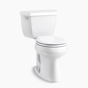 Highline Classic Comfort Height Round 1.28 gpf Two-Piece Toilet in White
