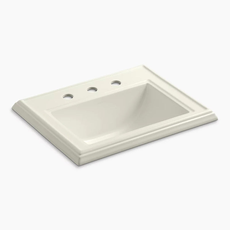 Memoirs Classic 18' x 22.75' x 8.75' Vitreous China Drop-In Bathroom Sink in Biscuit