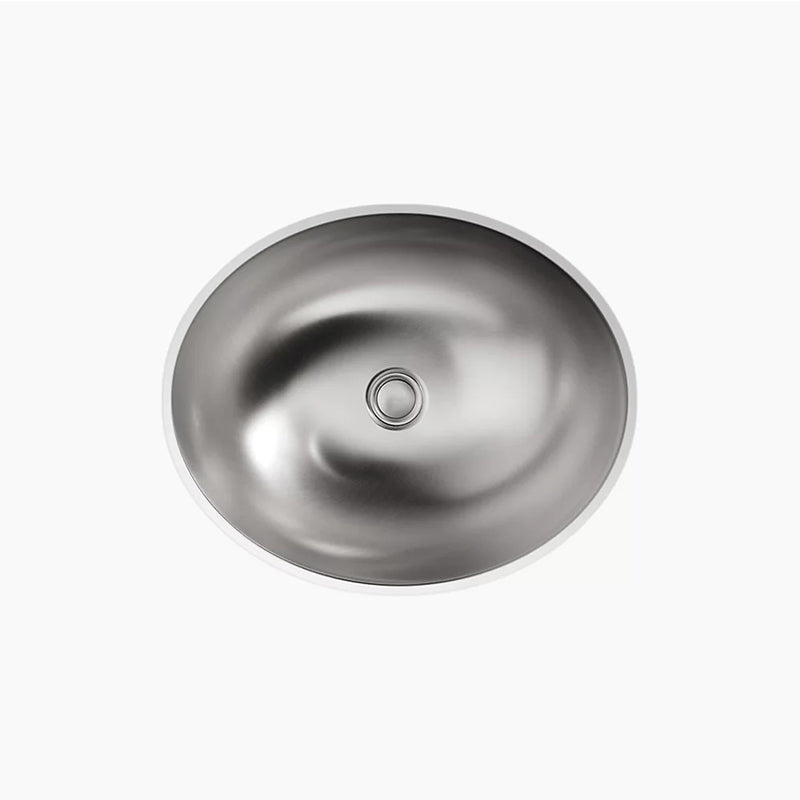 Bachata 16.69' x 19.88' x 5.75' Stainless Steel Dual-Mount Bathroom Sink in Stainless Steel