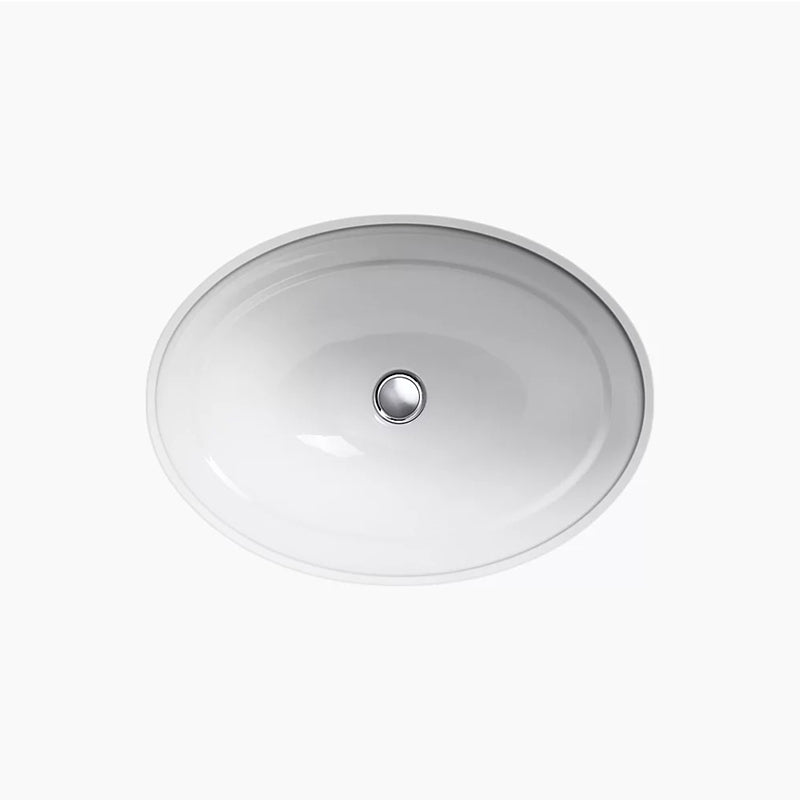 Serif 15.25' x 20.63' x 8.44' Enameled Cast Iron Undermount Bathroom Sink in White