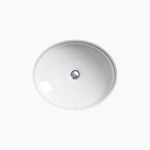 Canvas 16.06' x 19.44' x 5.88' Enameled Cast Iron Undermount Bathroom Sink in White