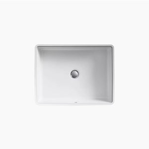 Verticyl Rectangle 15.63' x 19.81' x 6.75' Vitreous China Undermount Bathroom Sink in Sandbar