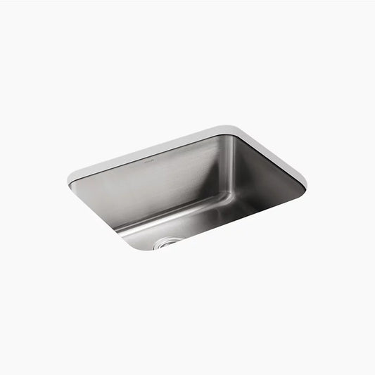 Undertone 17.5" x 23" x 9.81" Single Basin Undermount Kitchen Sink in Stainless Steel